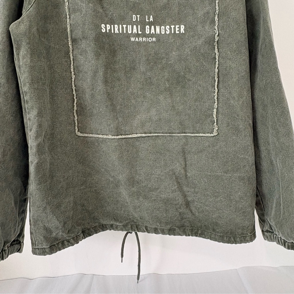 #326 SPIRITUAL GANGSTER Retail $200 Rare DT LA Warrior Jacket - Picture 9 of 13